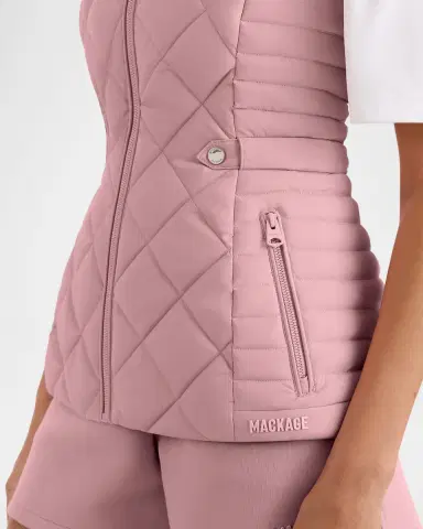 Mackage Stefania Diamond-Quilted Down Vest | Thumbnail 4 Mackage Stefania Diamond-Quilted Down Vest | Thumbnail 4