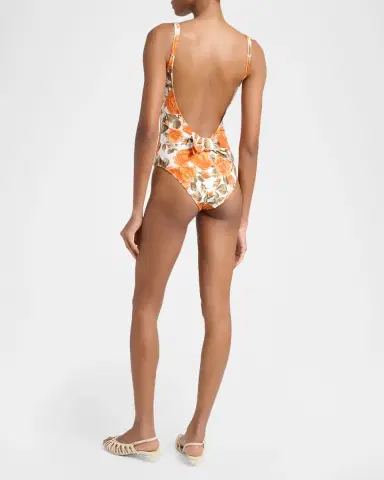 Chloé Floral Bow One-Piece Swimsuit | Thumbnail 2 Chloé Floral Bow One-Piece Swimsuit | Thumbnail 2