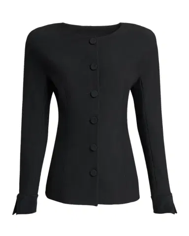 Chloé Jewel-Neck Tailored Wool Jacket | Thumbnail 1 Chloé Jewel-Neck Tailored Wool Jacket | Thumbnail 1