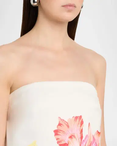 As It May Lilly Strapless Floral-Print Mini Dress | Thumbnail 5 As It May Lilly Strapless Floral-Print Mini Dress | Thumbnail 5