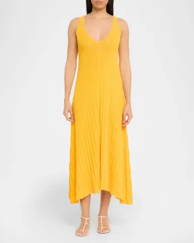 Solid and Striped The Velmira Ribbed Coverup Midi Dress | Thumbnail 2 Solid and Striped The Velmira Ribbed Coverup Midi Dress | Thumbnail 2