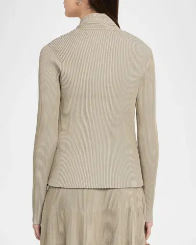 Emporio Armani Button-Down Rib Knit Cardigan | Thumbnail 3 Emporio Armani Button-Down Rib Knit Cardigan | Thumbnail 3