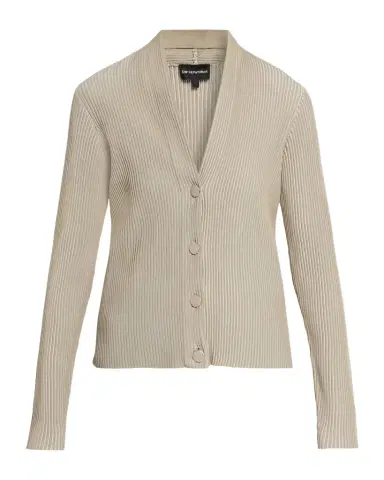 Emporio Armani Button-Down Rib Knit Cardigan | Thumbnail 1 Emporio Armani Button-Down Rib Knit Cardigan | Thumbnail 1
