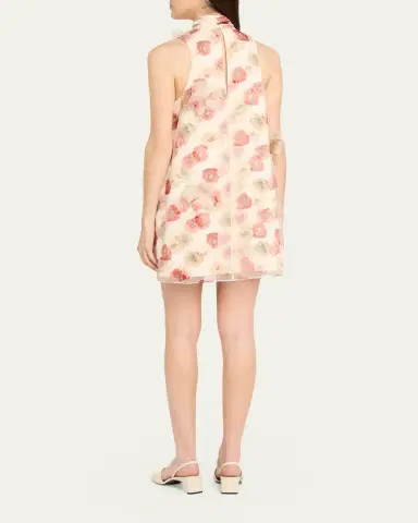 Cinq à Sept Sleeveless Floating Poplin Mini Dress | Thumbnail 3 Cinq à Sept Sleeveless Floating Poplin Mini Dress | Thumbnail 3
