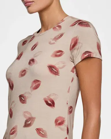 L'Agence Ressi Short-Sleeve Faded Kiss Tee | Thumbnail 5 L'Agence Ressi Short-Sleeve Faded Kiss Tee | Thumbnail 5