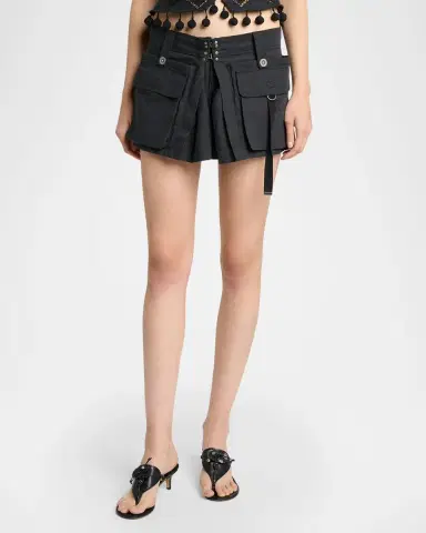 Isabel Marant Barta Pleated Cargo Shorts | Thumbnail 3 Isabel Marant Barta Pleated Cargo Shorts | Thumbnail 3