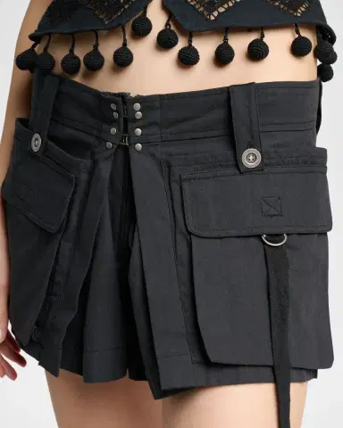 Isabel Marant Barta Pleated Cargo Shorts | Thumbnail 4 Isabel Marant Barta Pleated Cargo Shorts | Thumbnail 4