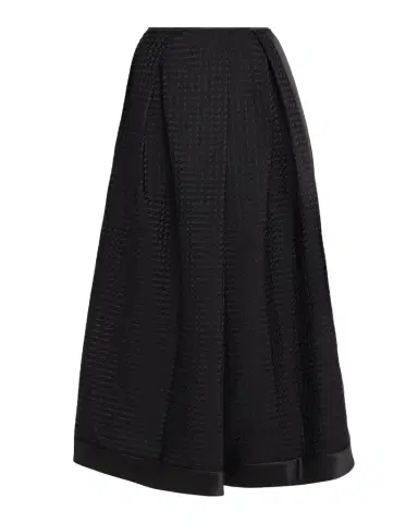 Emporio Armani Pleated Gingham Jacquard Midi Skirt | Thumbnail 1 Emporio Armani Pleated Gingham Jacquard Midi Skirt | Thumbnail 1