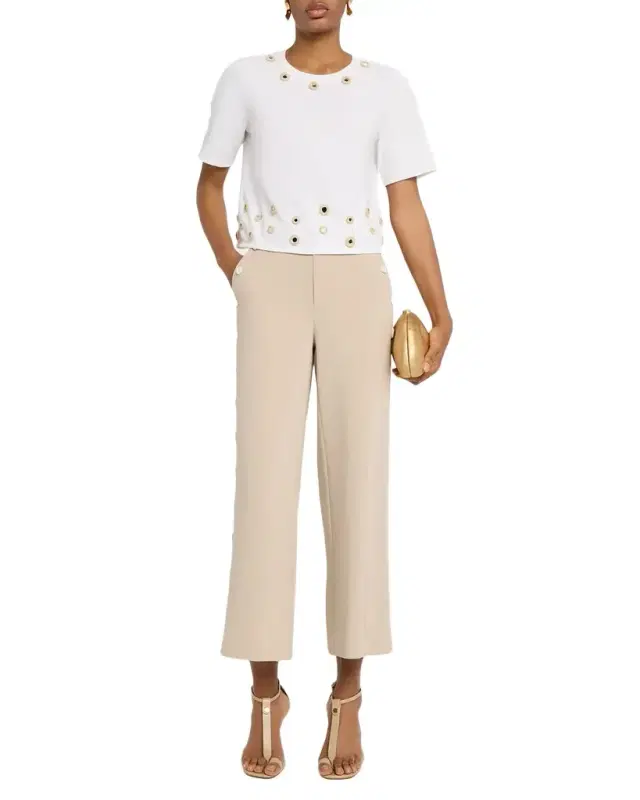 Wide-Leg Crochet Mirror Pants Wide-Leg Crochet Mirror Pants
