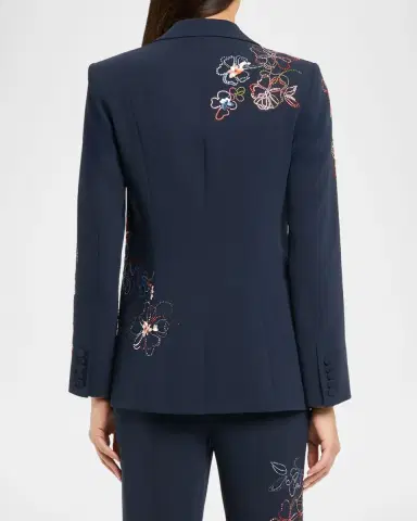 Cinq à Sept Blooming Linework Karlie Blazer | Thumbnail 2 Cinq à Sept Blooming Linework Karlie Blazer | Thumbnail 2
