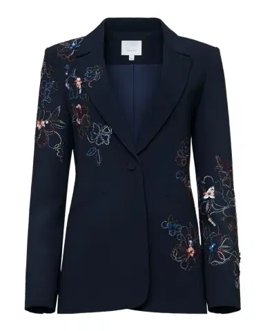 Cinq à Sept Blooming Linework Karlie Blazer | Thumbnail 1 Cinq à Sept Blooming Linework Karlie Blazer | Thumbnail 1
