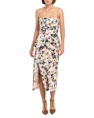 Cinq à Sept Trailing Iris Midi Dress | Thumbnail 1 Cinq à Sept Trailing Iris Midi Dress | Thumbnail 1