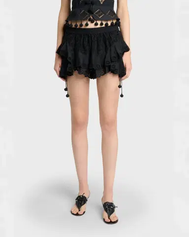 Isabel Marant Neis Eyelet Ruffle Pull-On Shorts | Thumbnail 12 Isabel Marant Neis Eyelet Ruffle Pull-On Shorts | Thumbnail 12