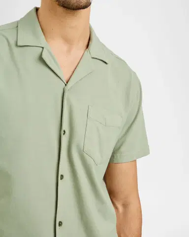 Rails Men 's Short-Sleeve Flint Shirt in Sage | Thumbnail 5 Rails Men 's Short-Sleeve Flint Shirt in Sage | Thumbnail 5