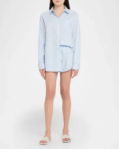 Solid & Striped The Avril Striped Button-Front Shirt | Thumbnail 2 Solid & Striped The Avril Striped Button-Front Shirt | Thumbnail 2