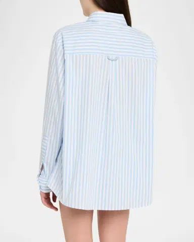 Solid & Striped The Avril Striped Button-Front Shirt | Thumbnail 3 Solid & Striped The Avril Striped Button-Front Shirt | Thumbnail 3