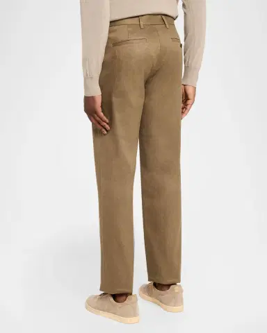 Vince Men 's Owen Athletic Linen-Cotton Extended-Tab Pants | Thumbnail 2 Vince Men 's Owen Athletic Linen-Cotton Extended-Tab Pants | Thumbnail 2