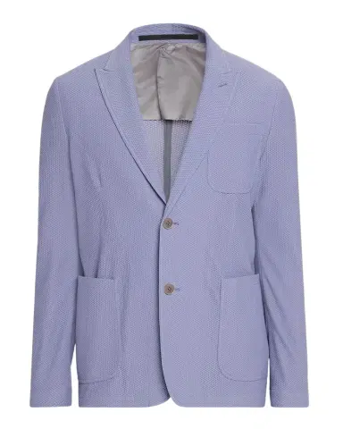 Giorgio Armani Men's Nylon-Stretch Honeycomb Jacquard Blazer | Thumbnail 1 Giorgio Armani Men's Nylon-Stretch Honeycomb Jacquard Blazer | Thumbnail 1