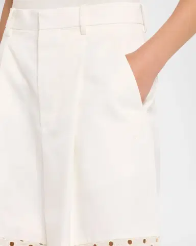 Marni Cotton Wide-Leg Bermuda Shorts | Thumbnail 5 Marni Cotton Wide-Leg Bermuda Shorts | Thumbnail 5