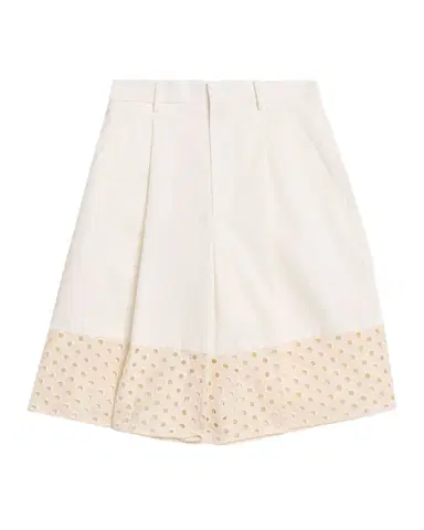 Marni Cotton Wide-Leg Bermuda Shorts | Thumbnail 1 Marni Cotton Wide-Leg Bermuda Shorts | Thumbnail 1