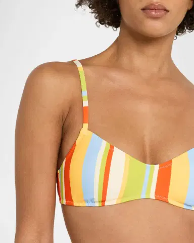 Solid & Striped The Rachel Striped Bikini Top | Thumbnail 3 Solid & Striped The Rachel Striped Bikini Top | Thumbnail 3