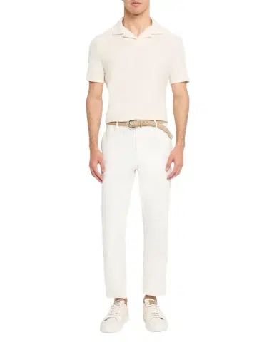 Vince Men 's Honeycomb Johnny Collar Polo Shirt | Thumbnail 1 Vince Men 's Honeycomb Johnny Collar Polo Shirt | Thumbnail 1