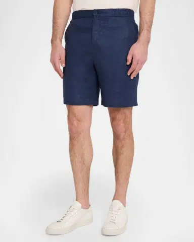 Bugatchi Men's Aerolinen Drawstring Shorts | Thumbnail 3 Bugatchi Men's Aerolinen Drawstring Shorts | Thumbnail 3