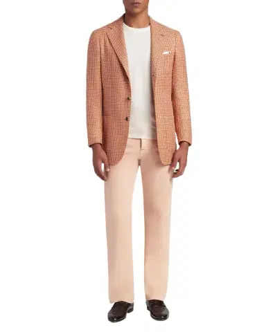 Kiton Men's Cashmere, Wool and Silk Woven Sport Coat | Thumbnail 1 Kiton Men's Cashmere, Wool and Silk Woven Sport Coat | Thumbnail 1