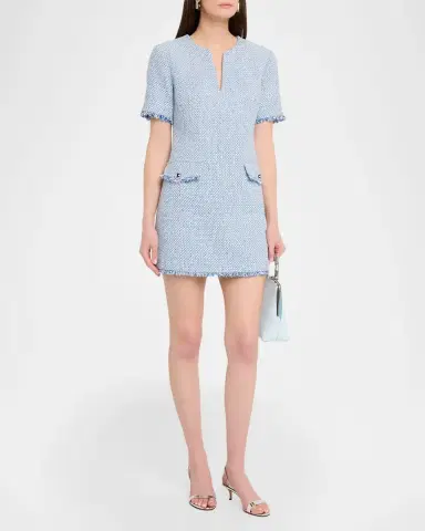 Toccin Blythe Tweed Mini Dress | Thumbnail 4 Toccin Blythe Tweed Mini Dress | Thumbnail 4