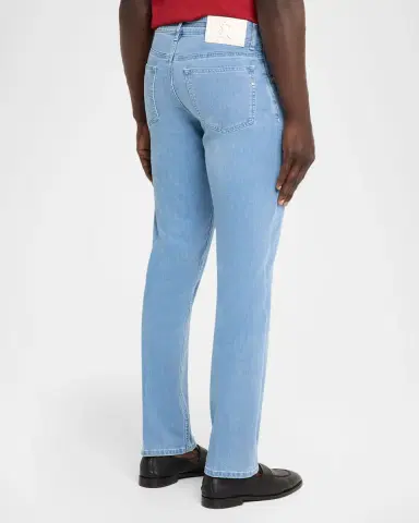 Stefano Ricci Five-Pocket Cotton-Blend Jeans | Thumbnail 3 Stefano Ricci Five-Pocket Cotton-Blend Jeans | Thumbnail 3