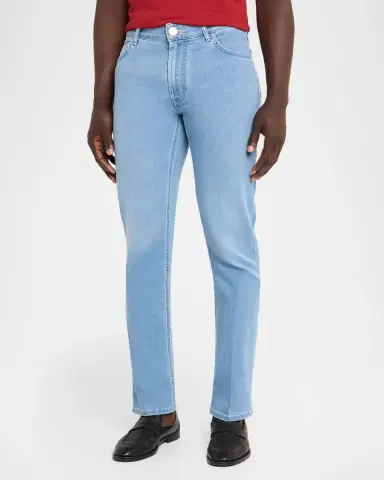 Stefano Ricci Five-Pocket Cotton-Blend Jeans | Thumbnail 4 Stefano Ricci Five-Pocket Cotton-Blend Jeans | Thumbnail 4