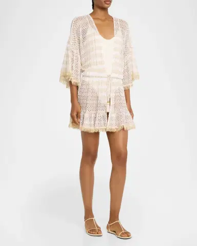 Ramy Brook Jewel Striped Knit Coverup Dress | Thumbnail 3 Ramy Brook Jewel Striped Knit Coverup Dress | Thumbnail 3