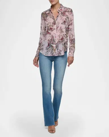 L'Agence Laurent Button-Front Blouse | Thumbnail 2 L'Agence Laurent Button-Front Blouse | Thumbnail 2