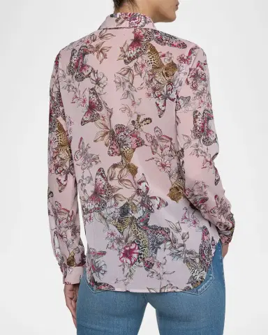 L'Agence Laurent Button-Front Blouse | Thumbnail 3 L'Agence Laurent Button-Front Blouse | Thumbnail 3