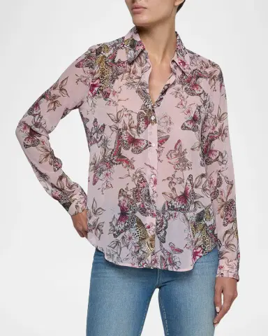 L'Agence Laurent Button-Front Blouse | Thumbnail 4 L'Agence Laurent Button-Front Blouse | Thumbnail 4