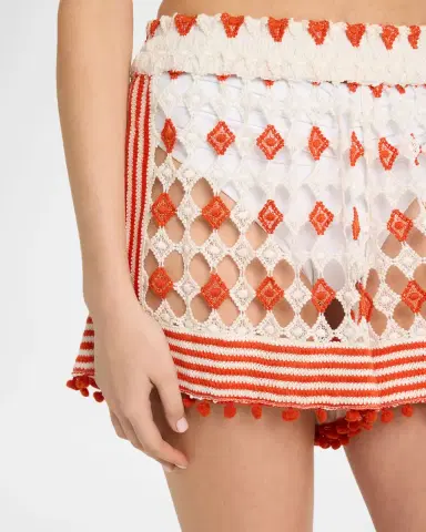 Ramy Brook Cordelia Crochet Coverup Mini Shorts | Thumbnail 5 Ramy Brook Cordelia Crochet Coverup Mini Shorts | Thumbnail 5
