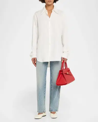 Veronica Beard Dash Leather Bag | Thumbnail 5 Veronica Beard Dash Leather Bag | Thumbnail 5
