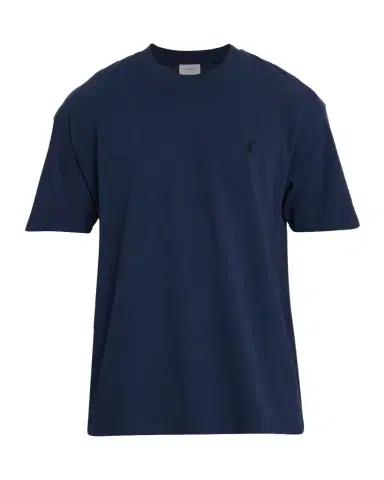 Saint Laurent Men's Embroidered Cassandre Logo T Shirt | Thumbnail 1 Saint Laurent Men's Embroidered Cassandre Logo T Shirt | Thumbnail 1