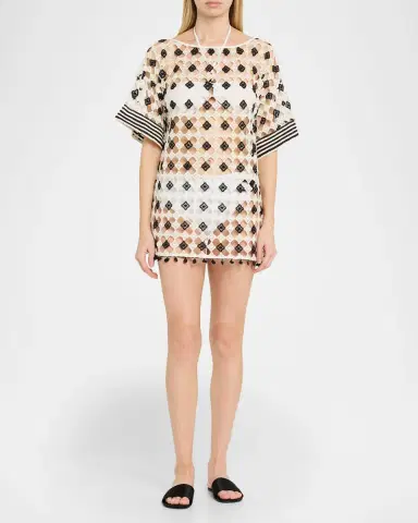 Ramy Brook Betsy Crochet Sun Dress Coverup | Thumbnail 2 Ramy Brook Betsy Crochet Sun Dress Coverup | Thumbnail 2