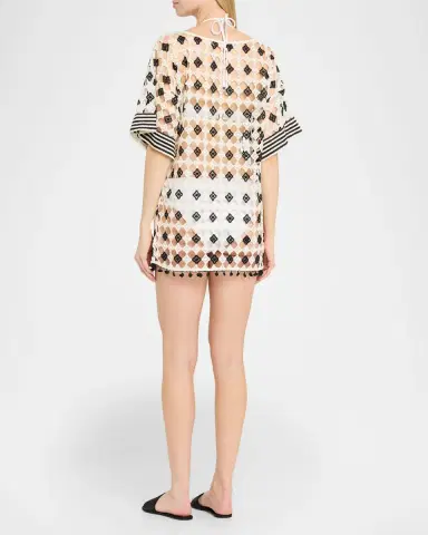 Ramy Brook Betsy Crochet Sun Dress Coverup | Thumbnail 3 Ramy Brook Betsy Crochet Sun Dress Coverup | Thumbnail 3
