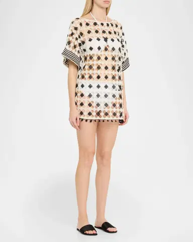 Ramy Brook Betsy Crochet Sun Dress Coverup | Thumbnail 4 Ramy Brook Betsy Crochet Sun Dress Coverup | Thumbnail 4