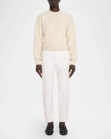 Saint Laurent Men's Cassandre Logo Crewneck Sweater | Thumbnail 2 Saint Laurent Men's Cassandre Logo Crewneck Sweater | Thumbnail 2