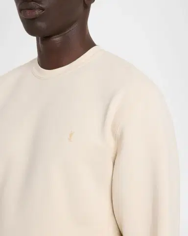 Saint Laurent Men's Cassandre Logo Crewneck Sweater | Thumbnail 5 Saint Laurent Men's Cassandre Logo Crewneck Sweater | Thumbnail 5
