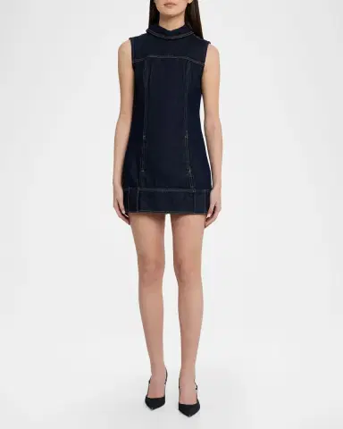 Et Ochs Winslow Cotton Denim Mini Dress | Thumbnail 2 Et Ochs Winslow Cotton Denim Mini Dress | Thumbnail 2