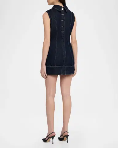Et Ochs Winslow Cotton Denim Mini Dress | Thumbnail 3 Et Ochs Winslow Cotton Denim Mini Dress | Thumbnail 3
