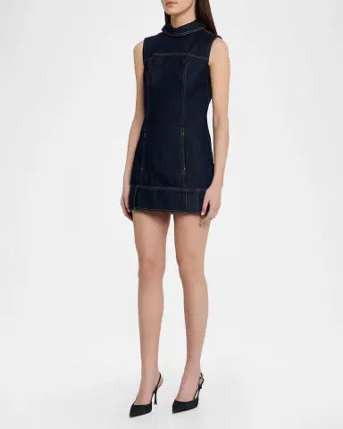 Et Ochs Winslow Cotton Denim Mini Dress | Thumbnail 4 Et Ochs Winslow Cotton Denim Mini Dress | Thumbnail 4