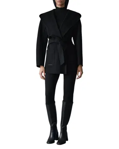 Mackage Paya-Z Hooded Wool Wrap Coat | Thumbnail 1 Mackage Paya-Z Hooded Wool Wrap Coat | Thumbnail 1