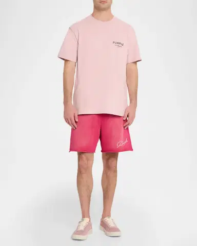 PURPLE Men's Jersey Logo T-Shirt | Thumbnail 2 PURPLE Men's Jersey Logo T-Shirt | Thumbnail 2