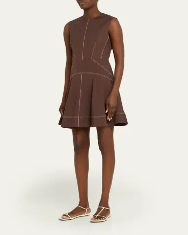 Veronica Beard Karrigan Sleeveless Mini Dress | Thumbnail 4 Veronica Beard Karrigan Sleeveless Mini Dress | Thumbnail 4