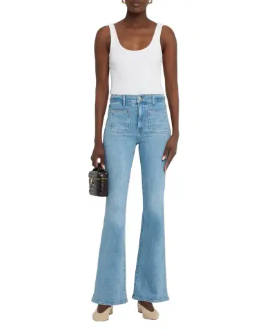 Veronica Beard Beverly High-Rise Skinny Flare Jeans | Thumbnail 1 Veronica Beard Beverly High-Rise Skinny Flare Jeans | Thumbnail 1